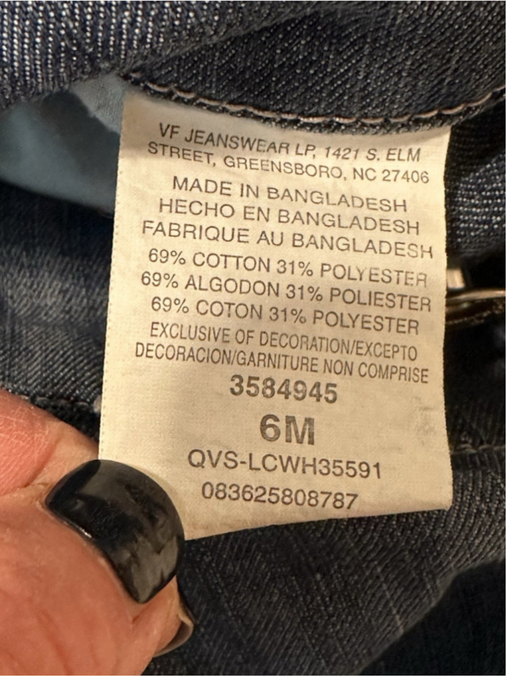 Lee Capri Jeans Sewn In Cuffed Hem Mid-Rise Womens 6M Distressed Stretch - Picture 6 of 16